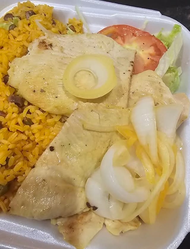 Pechuga Encebollada.